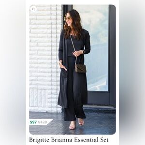 Sexy Modest-Brigitte Brianna Essential Set-Black-NWT- Size M